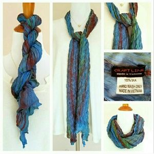 Twisted Silk Scarf